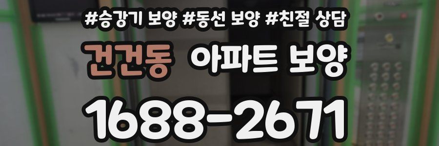 건건동 아파트 보양