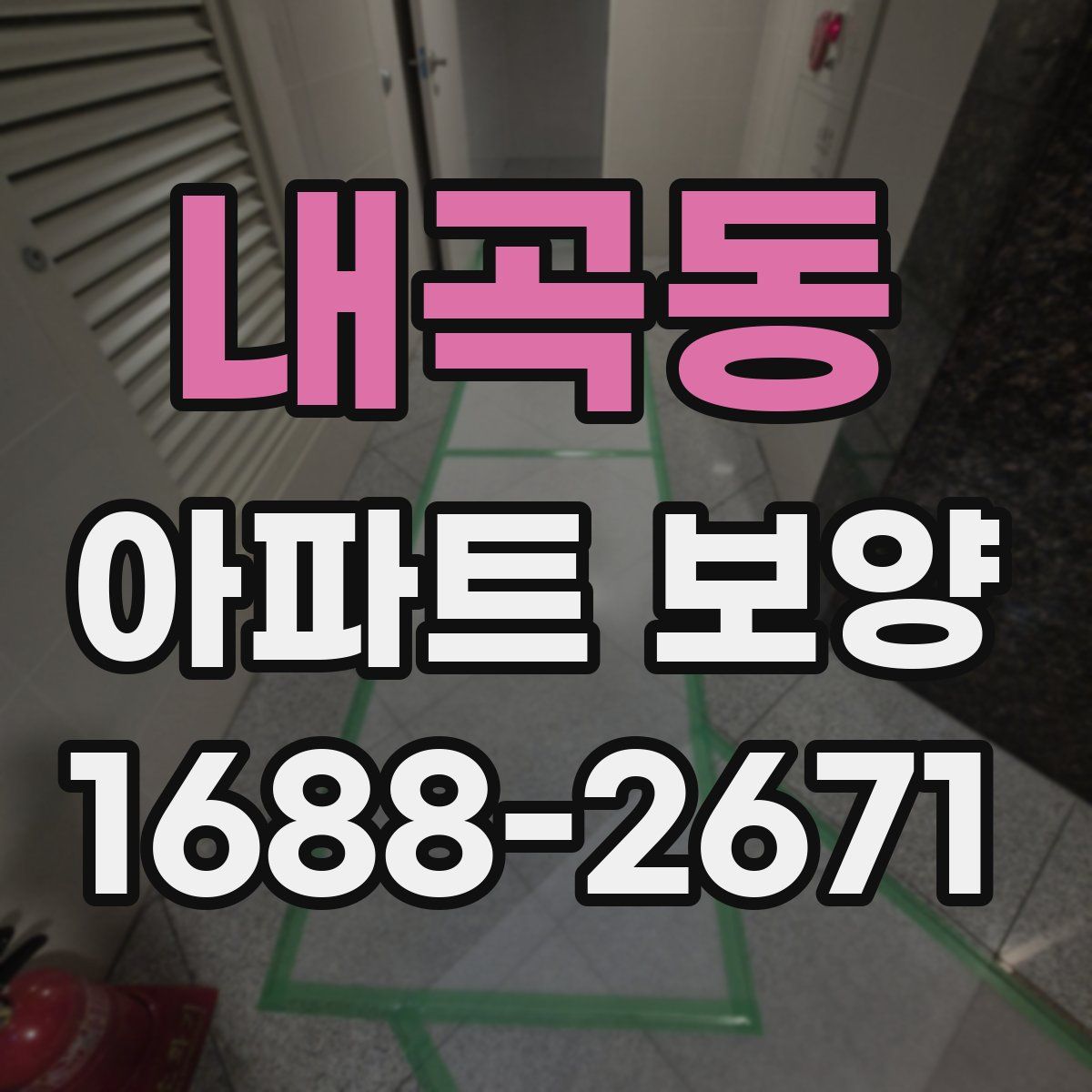 내곡동 아파트 보양