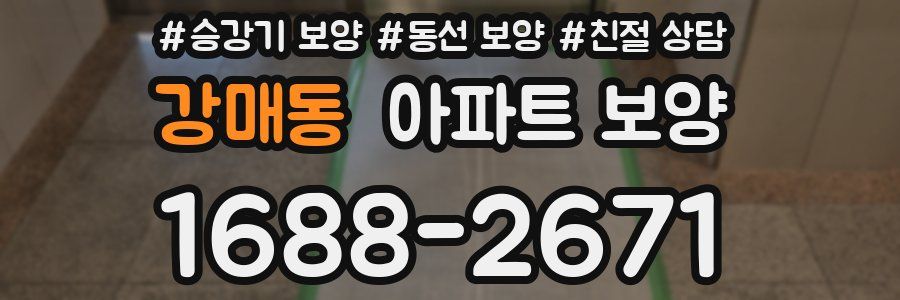 강매동 아파트 보양