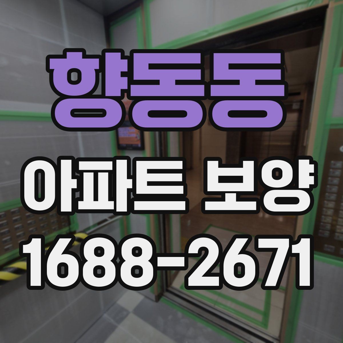 향동동 아파트 보양 작업 시 현장별 우선순위 정하기
