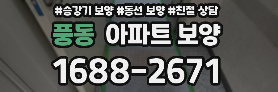 풍동 아파트 보양