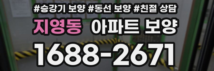 지영동 아파트 보양