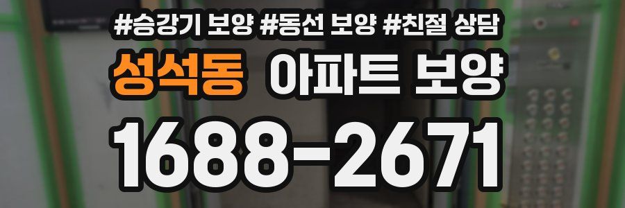 성석동 아파트 보양