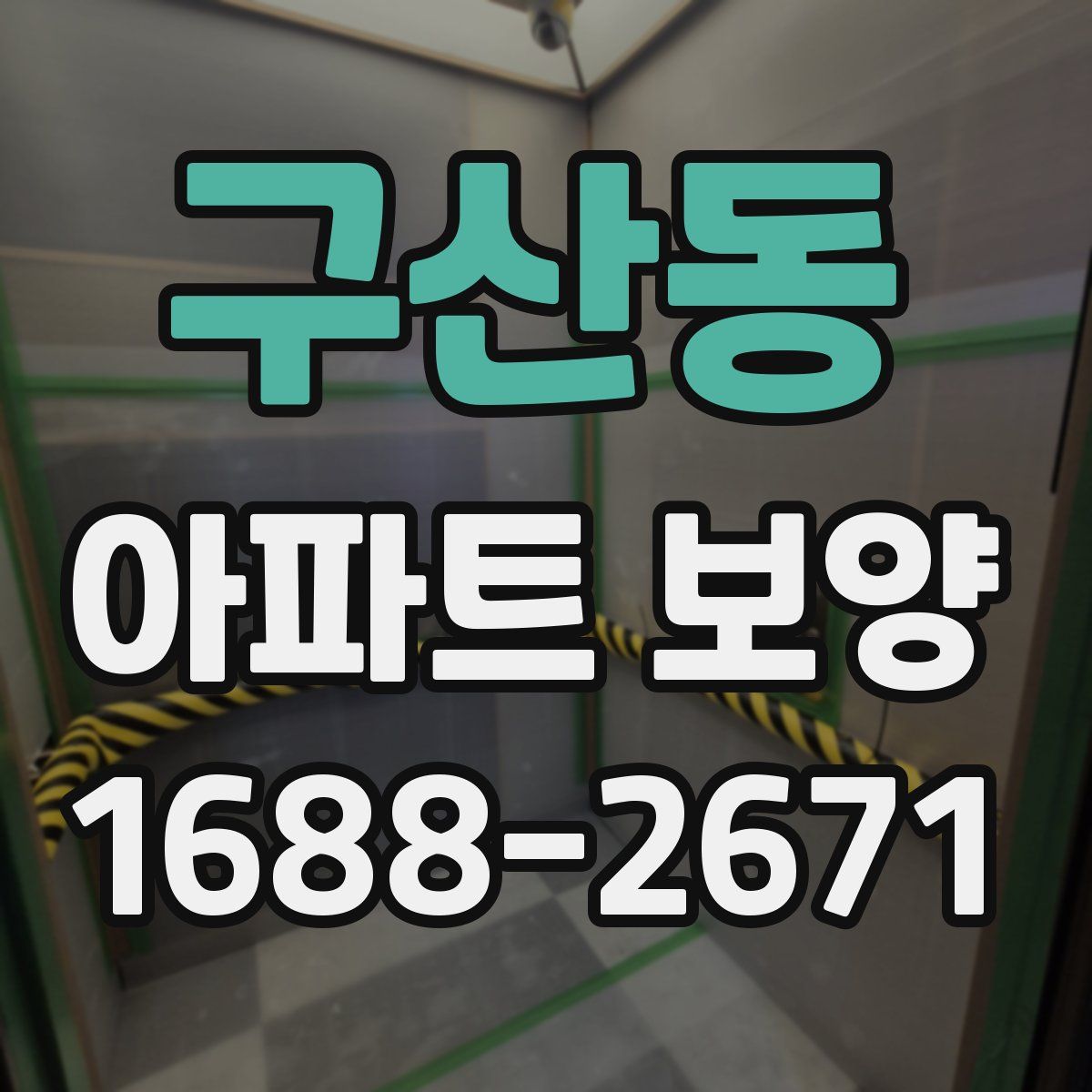 구산동 아파트 보양