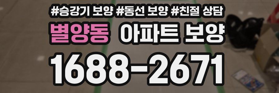 별양동 아파트 보양