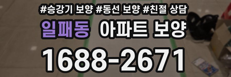 일패동 아파트 보양