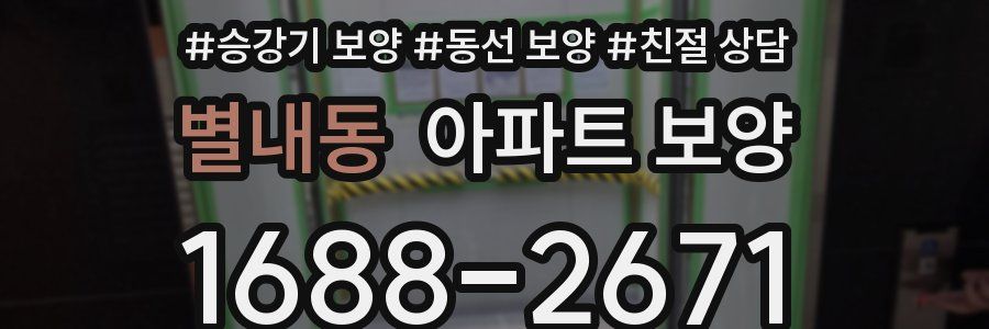 별내동 아파트 보양