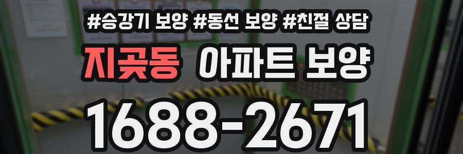 지곶동 아파트 보양
