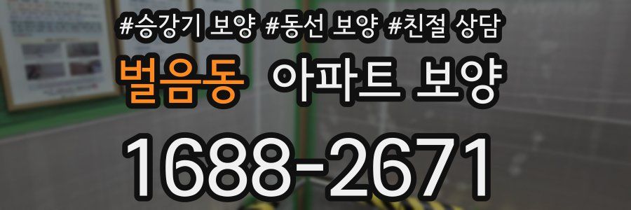 벌음동 아파트 보양