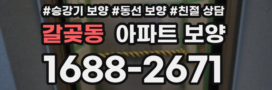 갈곶동 아파트 보양