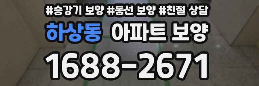 하상동 아파트 보양