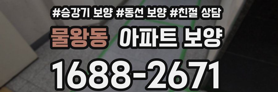 물왕동 아파트 보양