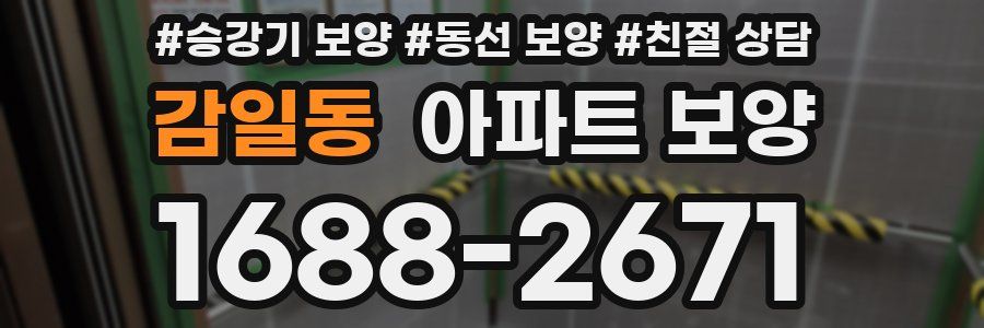 감일동 아파트 보양