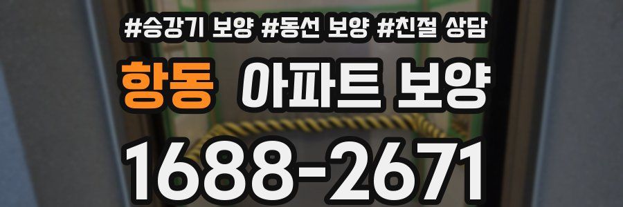 항동 아파트 보양