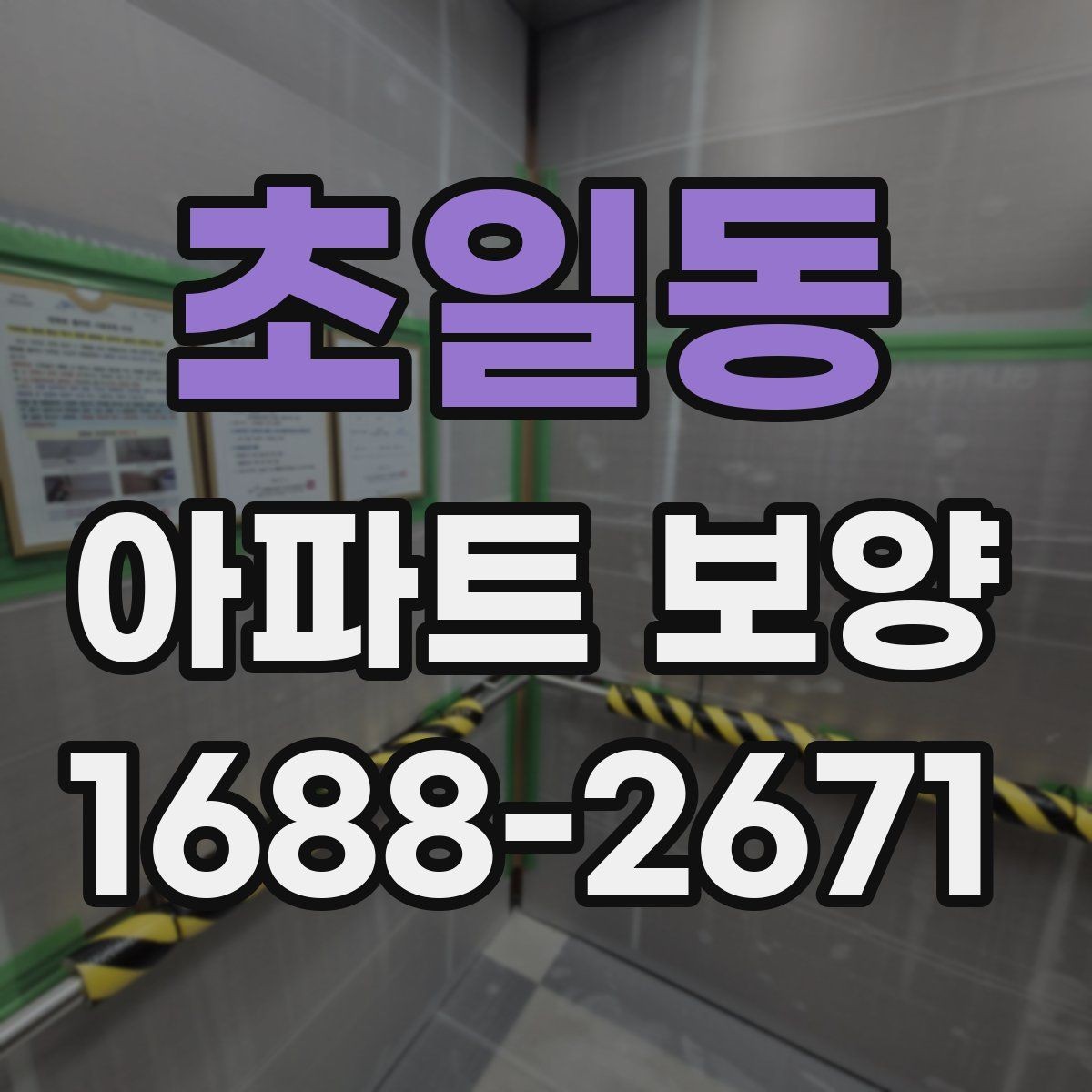 초일동 아파트 보양 상태에 따라 달라지는 대응