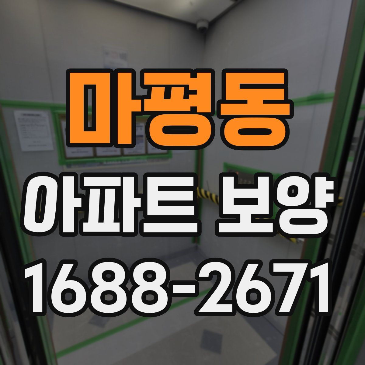 마평동 아파트 보양