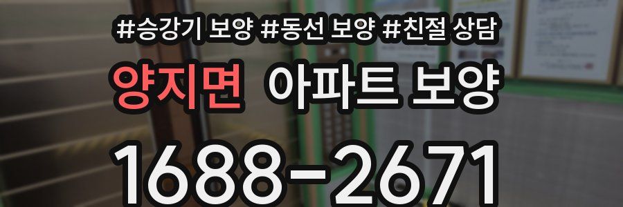 양지면 아파트 보양