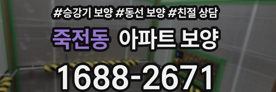 죽전동 아파트 보양