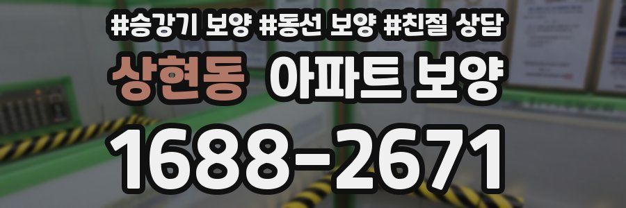 상현동 아파트 보양