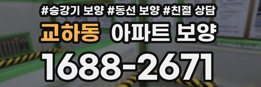교하동 아파트 보양