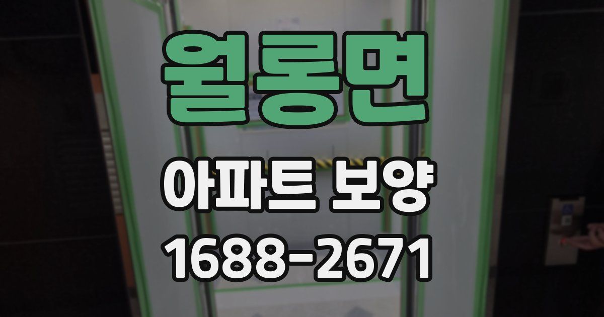 월롱면 아파트 보양