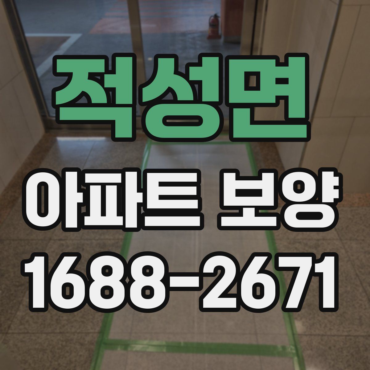 적성면 아파트 보양