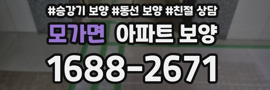 모가면 아파트 보양