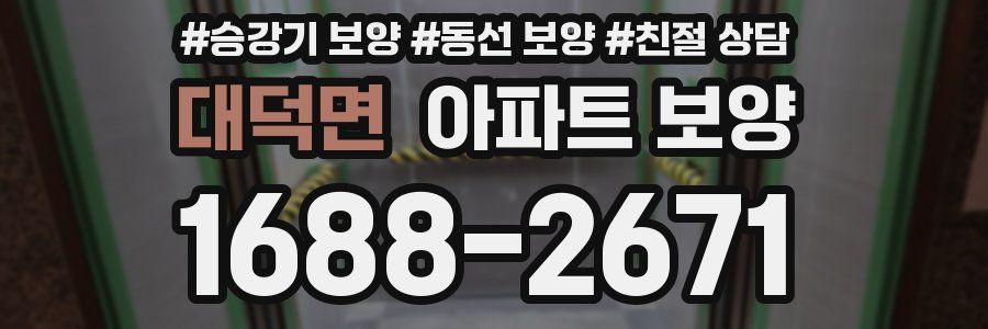 대덕면 아파트 보양