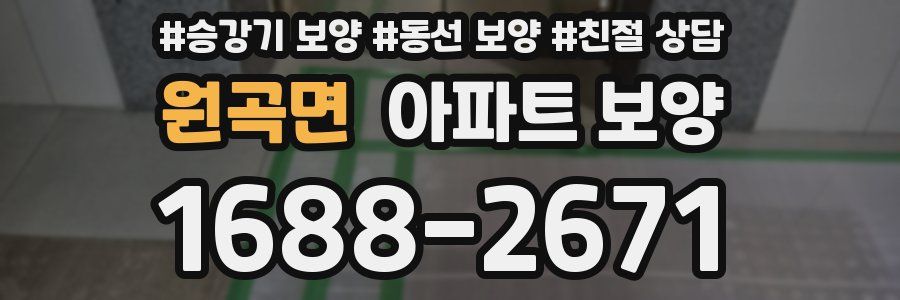 원곡면 아파트 보양