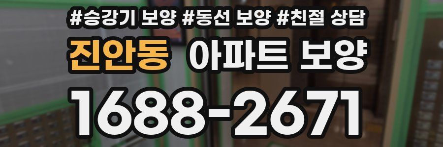 진안동 아파트 보양