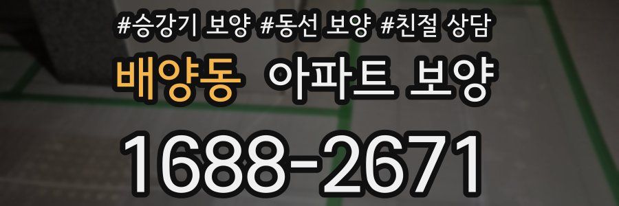 배양동 아파트 보양