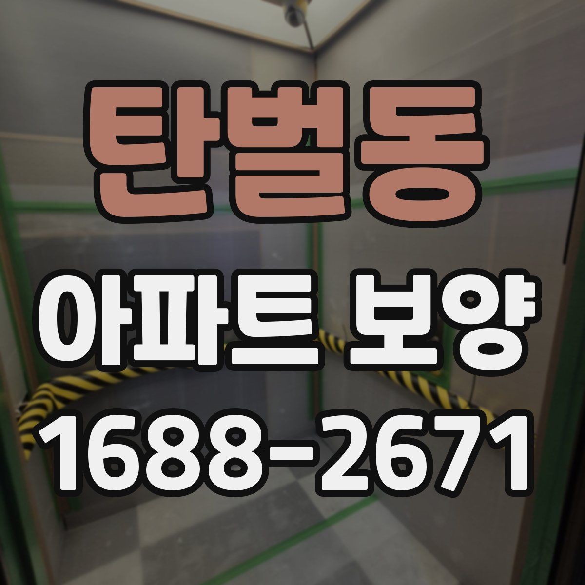 탄벌동 아파트 보양 일정 잡을 때 고려할 요소