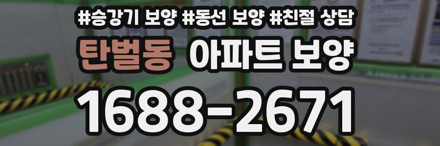 탄벌동 아파트 보양