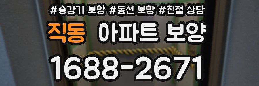 직동 아파트 보양