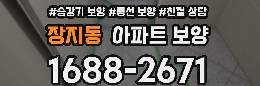 장지동 아파트 보양