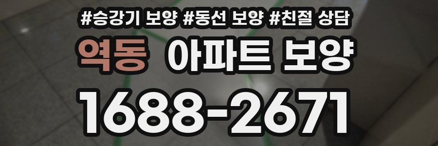 역동 아파트 보양
