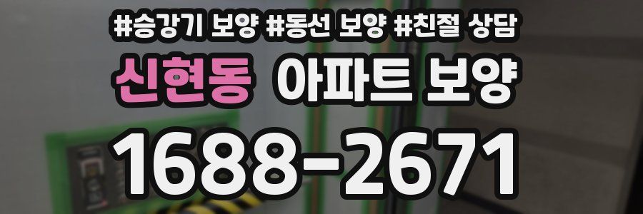 신현동 아파트 보양