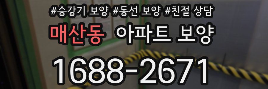 매산동 아파트 보양