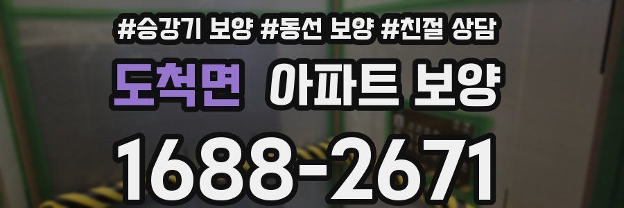 도척면 아파트 보양