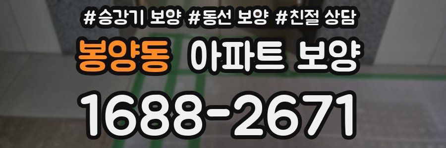 봉양동 아파트 보양
