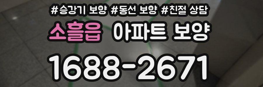 소흘읍 아파트 보양