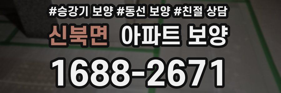 신북면 아파트 보양