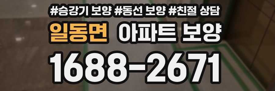 일동면 아파트 보양