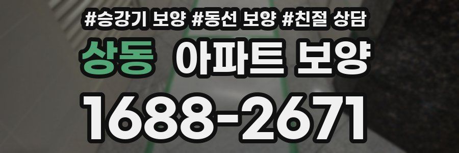 상동 아파트 보양