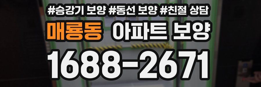 매룡동 아파트 보양
