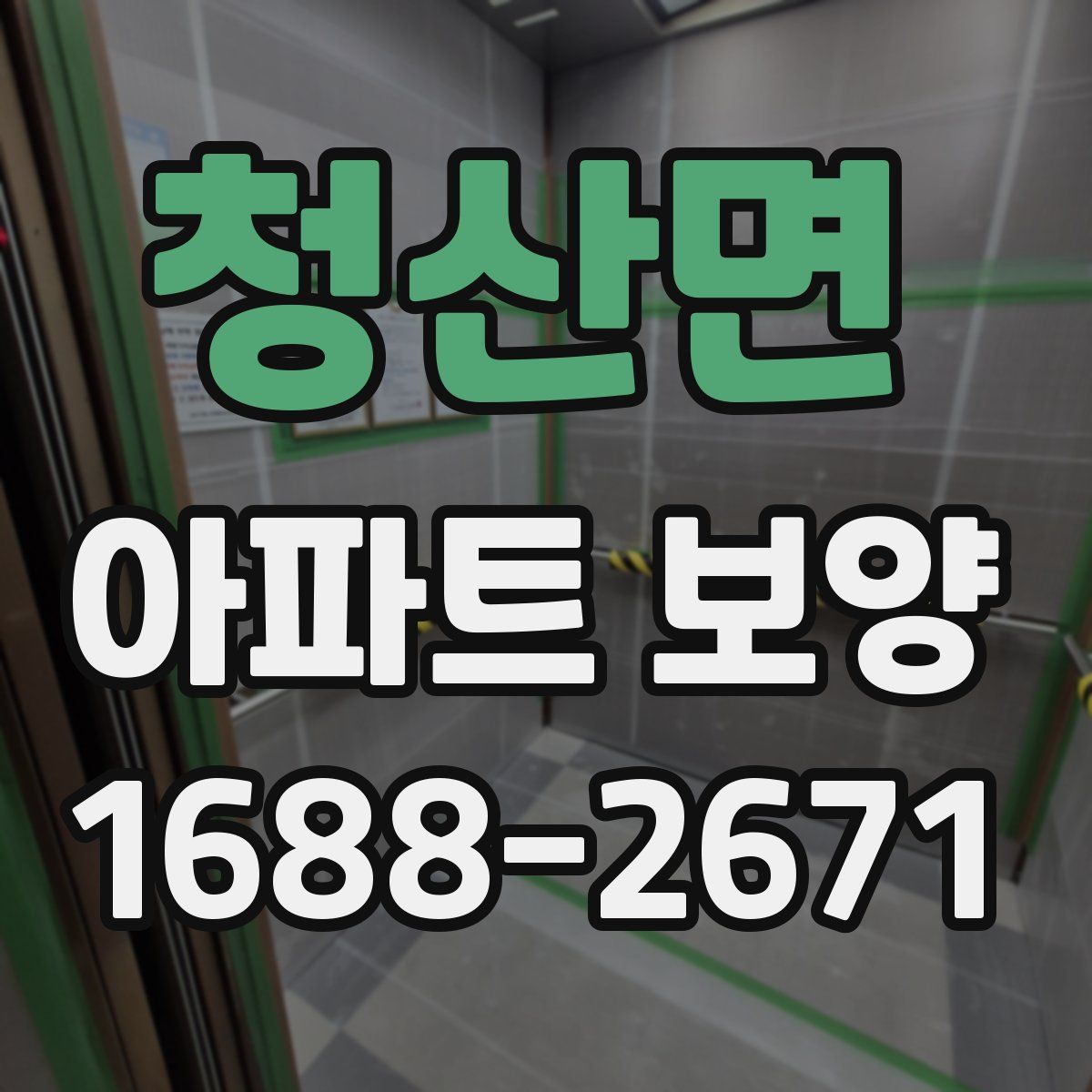 청산면 아파트 보양