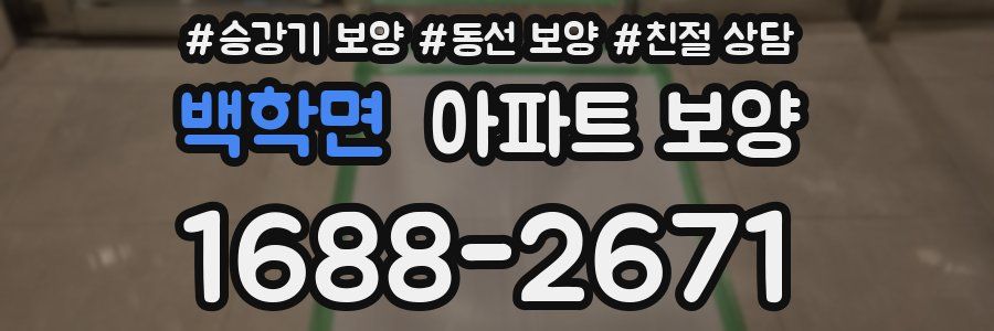 백학면 아파트 보양