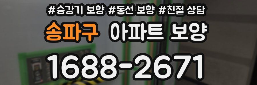 송파구 아파트 보양