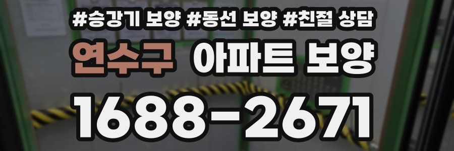 연수구 아파트 보양