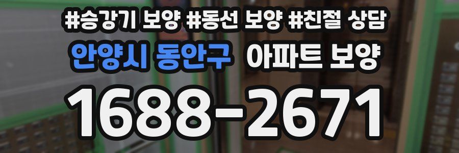 안양시 동안구 아파트 보양